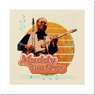 Muddy waters \\ Retro Art Posters and Art